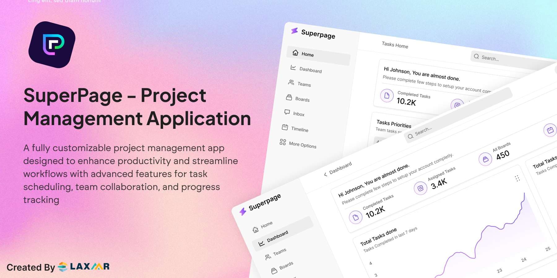 SuperPage - Project Management Application